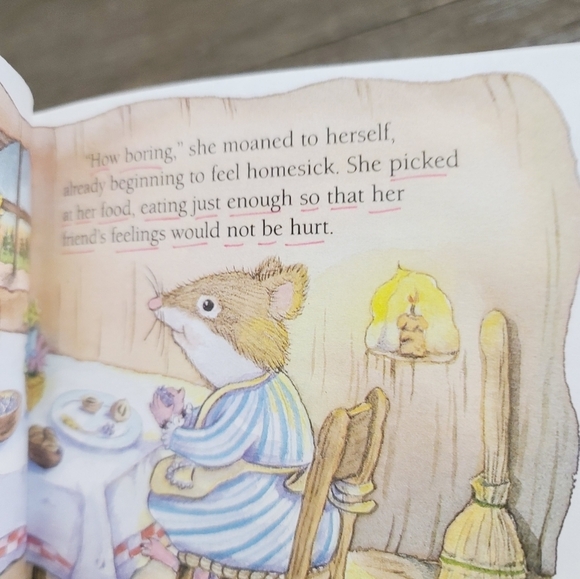 Rare Vintage 80s The Country Mouse and the City Mouse Little Golden Book - Picture 4 of 9